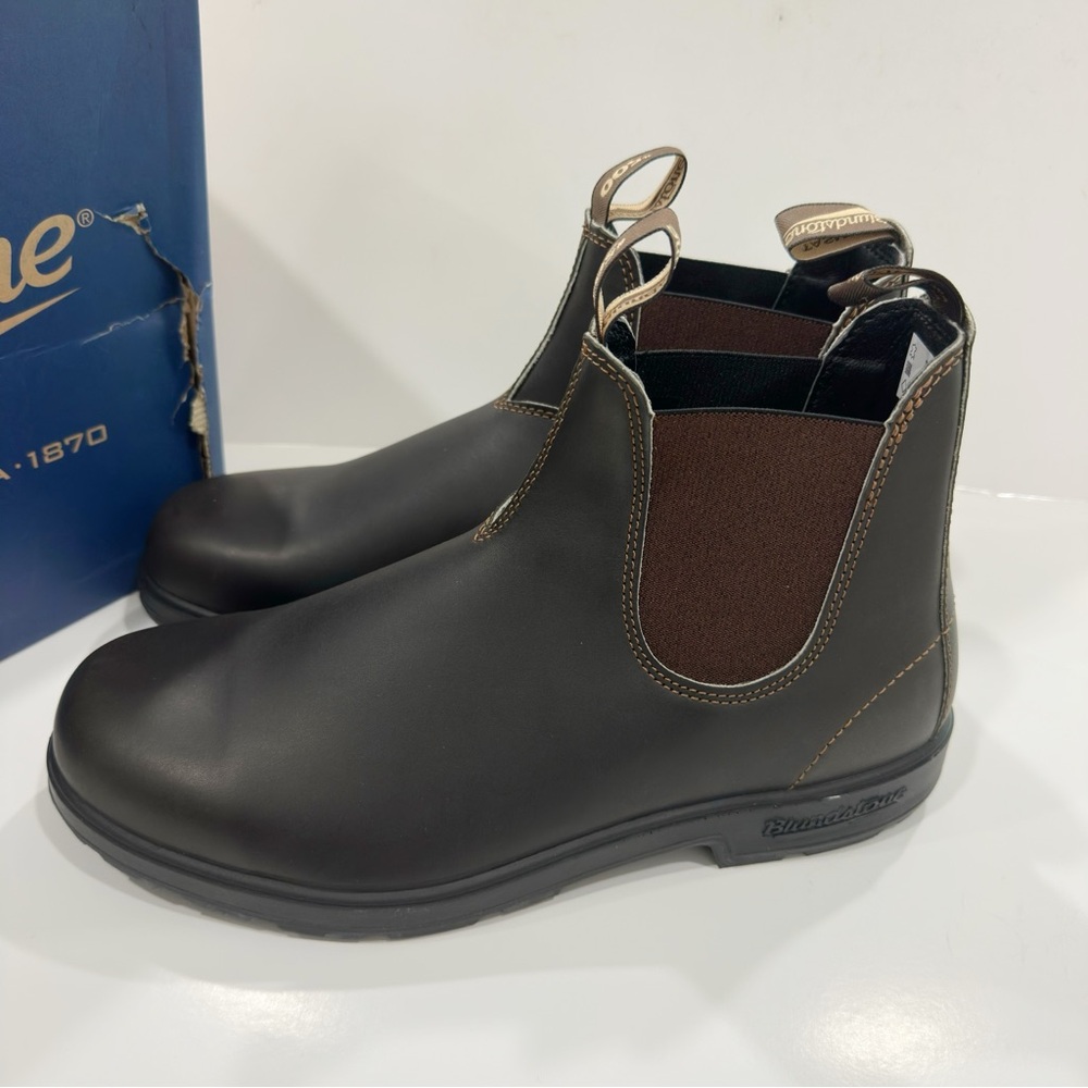 Blundstone 500 Men’s Leather Ankle Chelsea Boots - Picture 5 of 8